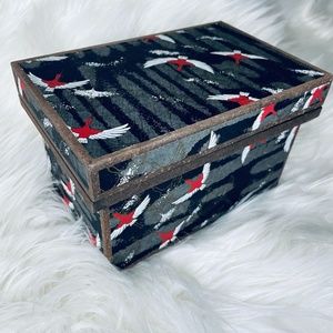 💝 VALENTINE’ BOX 💝 Handmade Japanese Washi Tea Box by Jan McGregor